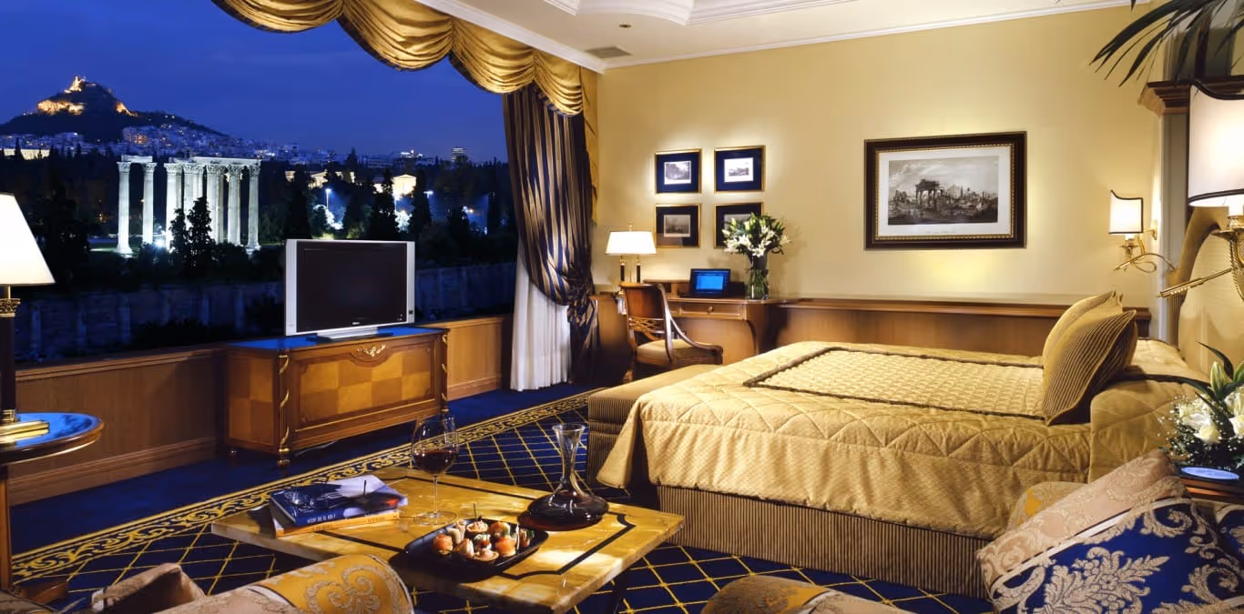 Royal Olympic Hotel Athens rooftop panorama